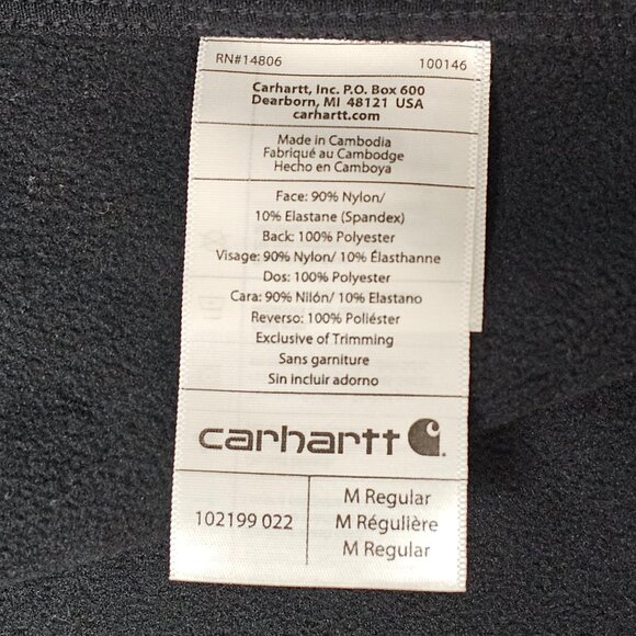 Carhartt Crowley Soft Shell Rain Defender Jacket Gray Men’s Size Medium EUC - Picture 8 of 12